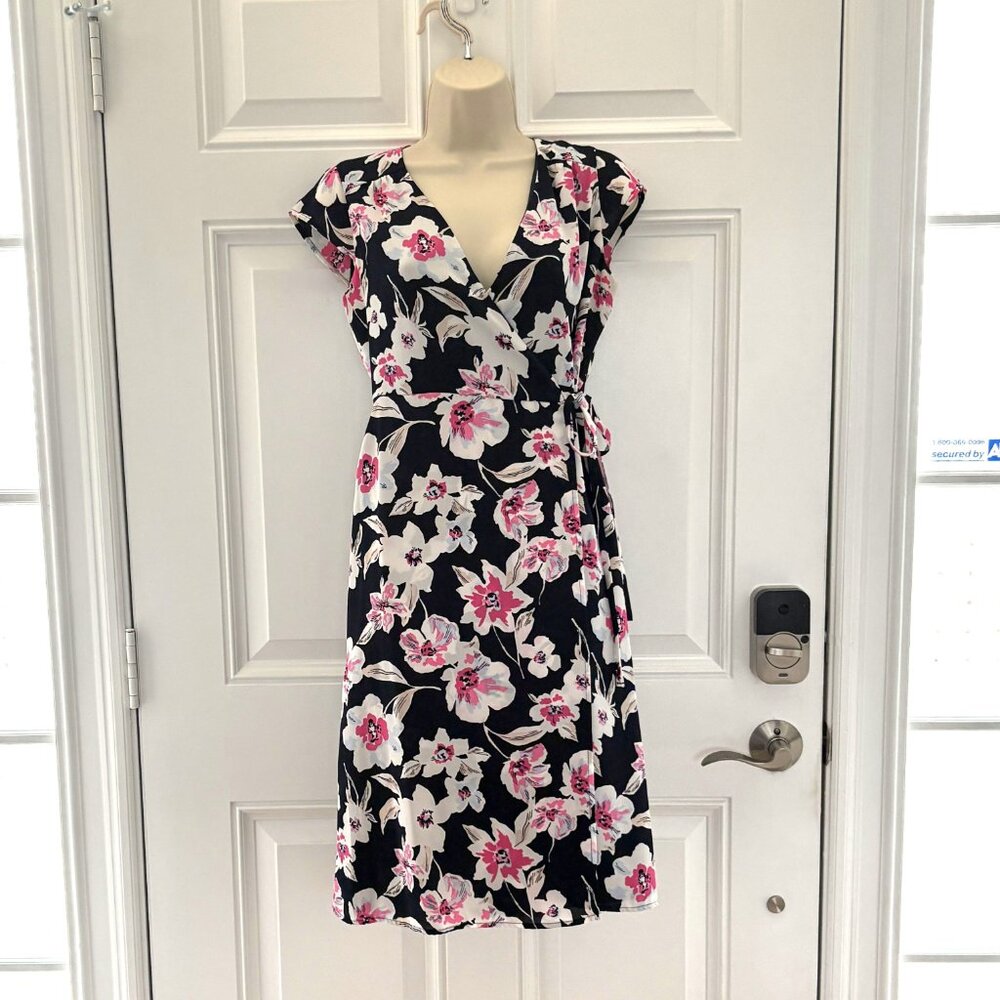 Floral Wrap Dress by Banana Republic